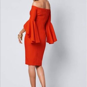 Orange dress